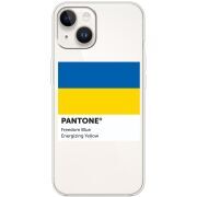 Прозрачный чехол BoxFace Apple iPhone 15 Pantone вільний синій