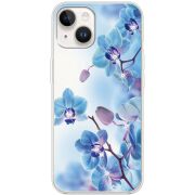 Чехол со стразами Apple iPhone 15 Plus Orchids