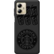 Черный чехол BoxFace Motorola G14 Black Coffee