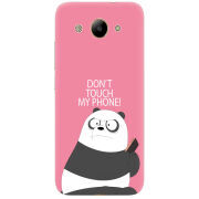 Чехол Uprint Huawei Y3 2017 Dont Touch My Phone Panda