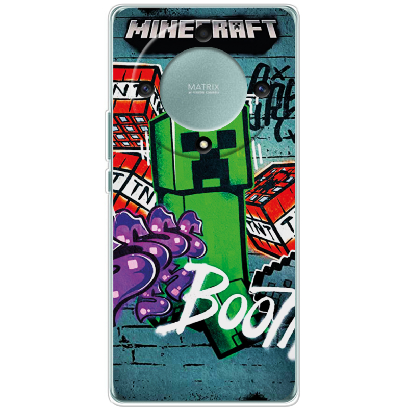 Чехол BoxFace Honor Magic 5 Lite 5G Minecraft Graffiti