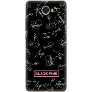 Чехол Uprint Huawei Y7 2017 Blackpink автограф