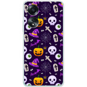 Чехол BoxFace OPPO A58 4G Halloween Purple Mood