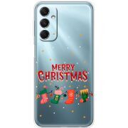 Прозрачный чехол BoxFace Samsung Galaxy M34 5G (M346) Merry Christmas