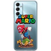 Прозрачный чехол BoxFace Samsung Galaxy M34 5G (M346) Super Mario