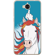 Чехол Uprint Huawei Y5 2017 Fuck Unicorn