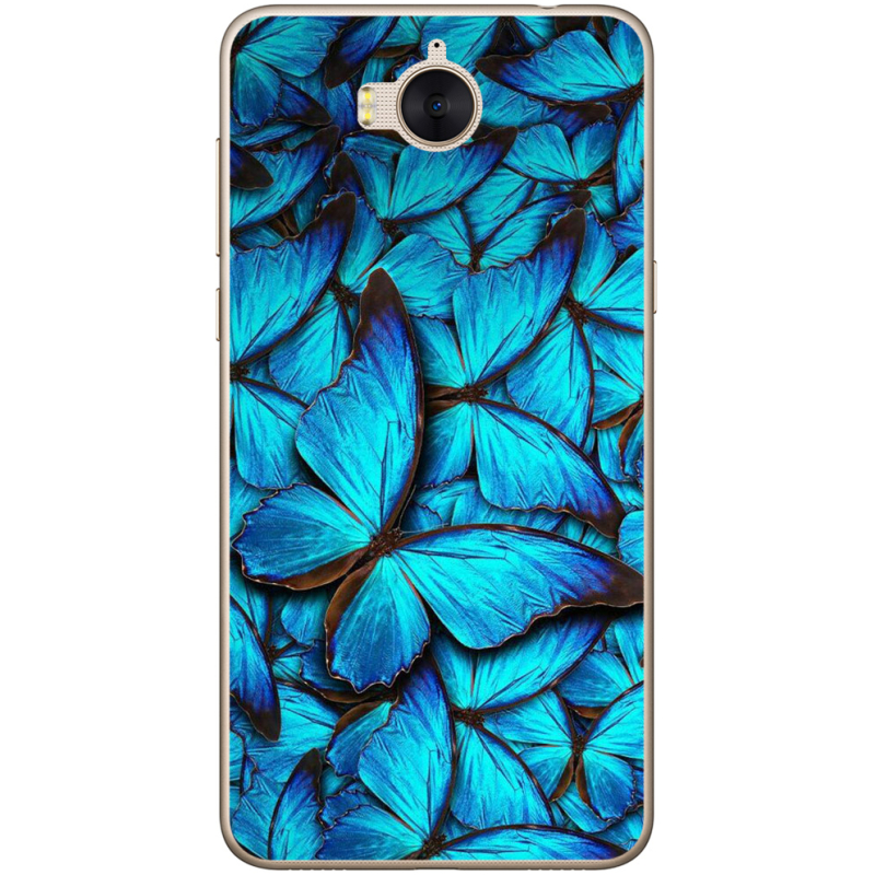 Чехол Uprint Huawei Y5 2017 лазурные бабочки