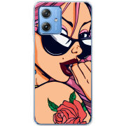 Чехол BoxFace Motorola G54 Power Pink Girl