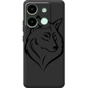 Черный чехол BoxFace Infinix Smart 7 HD Wolf
