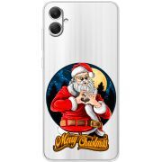 Прозрачный чехол BoxFace Samsung Galaxy A05 (A055) Cool Santa
