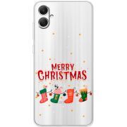 Прозрачный чехол BoxFace Samsung Galaxy A05 (A055) Merry Christmas