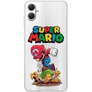 Прозрачный чехол BoxFace Samsung Galaxy A05 (A055) Super Mario