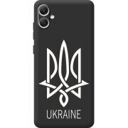 Черный чехол BoxFace Samsung Galaxy A05 (A055) Тризуб монограмма ukraine