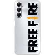 Прозрачный чехол BoxFace Samsung Galaxy A05s (A057) Free Fire Black Logo