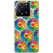 Прозрачный чехол BoxFace Xiaomi 13T Hippie Flowers