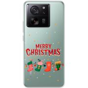 Прозрачный чехол BoxFace Xiaomi 13T Merry Christmas