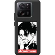 Черный чехол BoxFace Xiaomi 13T Attack On Titan - Ackerman