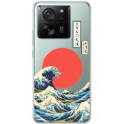 Прозрачный чехол BoxFace Xiaomi 13T Pro Большая волна в Канагаве