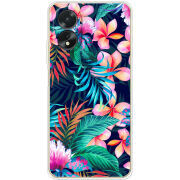 Чехол BoxFace OPPO A18 4G flowers in the tropics