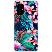 Чехол BoxFace Xiaomi Poco M4 5G flowers in the tropics