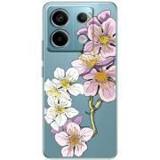 Прозрачный чехол BoxFace Xiaomi Redmi Note 13 Pro 5G Cherry Blossom
