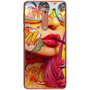 Чехол Uprint Nokia 5 Yellow Girl Pop Art