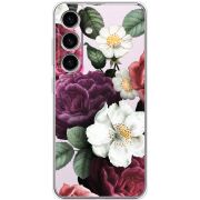 Прозрачный чехол BoxFace Samsung Galaxy S24 Floral Dark Dreams
