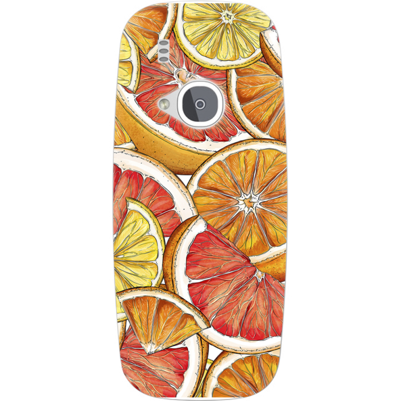 Чехол Uprint Nokia 3310 (2017) Citrus Pattern
