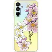 Прозрачный чехол BoxFace Samsung Galaxy A15 (A155) Cherry Blossom