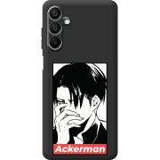 Черный чехол BoxFace Samsung Galaxy A15 (A155) Attack On Titan - Ackerman