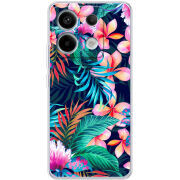 Чехол BoxFace Xiaomi Redmi Note 13 5G flowers in the tropics