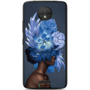 Чехол Uprint Motorola Moto C XT1750 Exquisite Blue Flowers