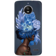 Чехол Uprint Motorola Moto E XT1762 Exquisite Blue Flowers