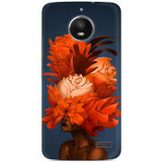 Чехол Uprint Motorola Moto E XT1762 Exquisite Orange Flowers