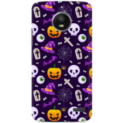 Чехол Uprint Motorola Moto E XT1762 Halloween Purple Mood