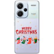 Прозрачный чехол BoxFace Xiaomi Redmi Note 13 Pro Plus 5G Merry Christmas