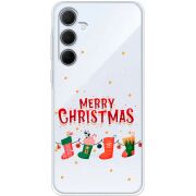 Прозрачный чехол BoxFace Samsung Galaxy A35 5G (A356) Merry Christmas