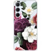 Прозрачный чехол BoxFace Samsung Galaxy A35 5G (A356) Floral Dark Dreams