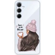Прозрачный чехол BoxFace Samsung Galaxy A35 5G (A356) love is in the air