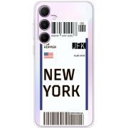 Прозрачный чехол BoxFace Samsung Galaxy A55 5G (A556) Ticket New York