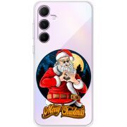 Прозрачный чехол BoxFace Samsung Galaxy A55 5G (A556) Cool Santa
