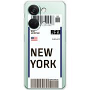 Прозрачный чехол BoxFace OnePlus Nord 3 5G Ticket New York