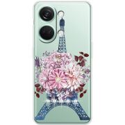 Чехол со стразами OnePlus Nord 3 5G Eiffel Tower