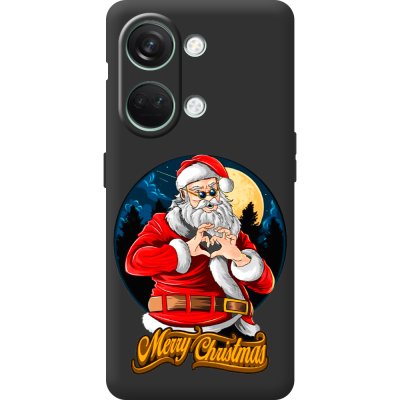 Черный чехол BoxFace OnePlus Nord 3 5G Cool Santa