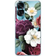 Прозрачный чехол BoxFace Huawei Honor 90 Lite Floral Dark Dreams