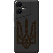 Черный чехол BoxFace Tecno POVA  Neo 3 Ukrainian Trident