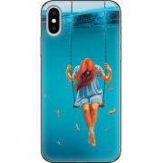 Чехол Uprint Apple iPhone X Girl In The Sea