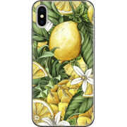 Чехол Uprint Apple iPhone X Lemon Pattern