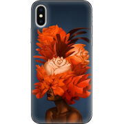 Чехол Uprint Apple iPhone X Exquisite Orange Flowers