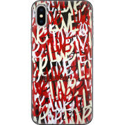 Чехол Uprint Apple iPhone X Love Graffiti